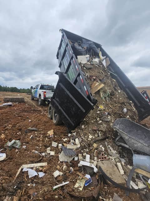 Cleaning and junk removal work by Xenya's LLC in Central Arkansas
