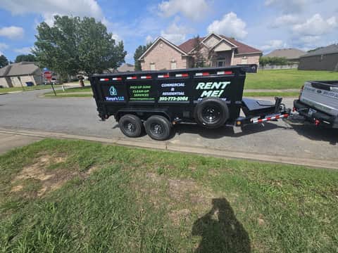 Cleaning and junk removal work by Xenya's LLC in Central Arkansas