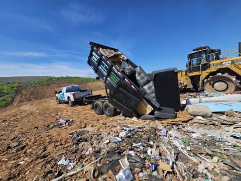 Cleaning and junk removal work by Xenya's LLC in Central Arkansas