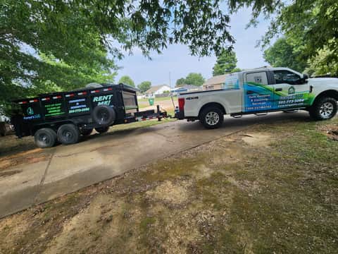 Cleaning and junk removal work by Xenya's LLC in Central Arkansas