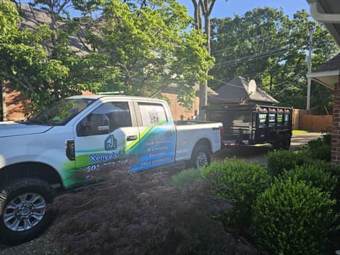 Cleaning and junk removal work by Xenya's LLC in Central Arkansas