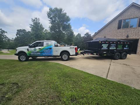 Cleaning and junk removal work by Xenya's LLC in Central Arkansas